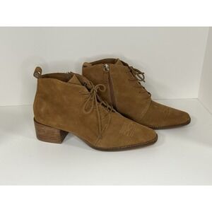 Kelsi Dagger, Brooklyn Get Away Bootie, Women's Lace Up Western Boots, Brown, 10